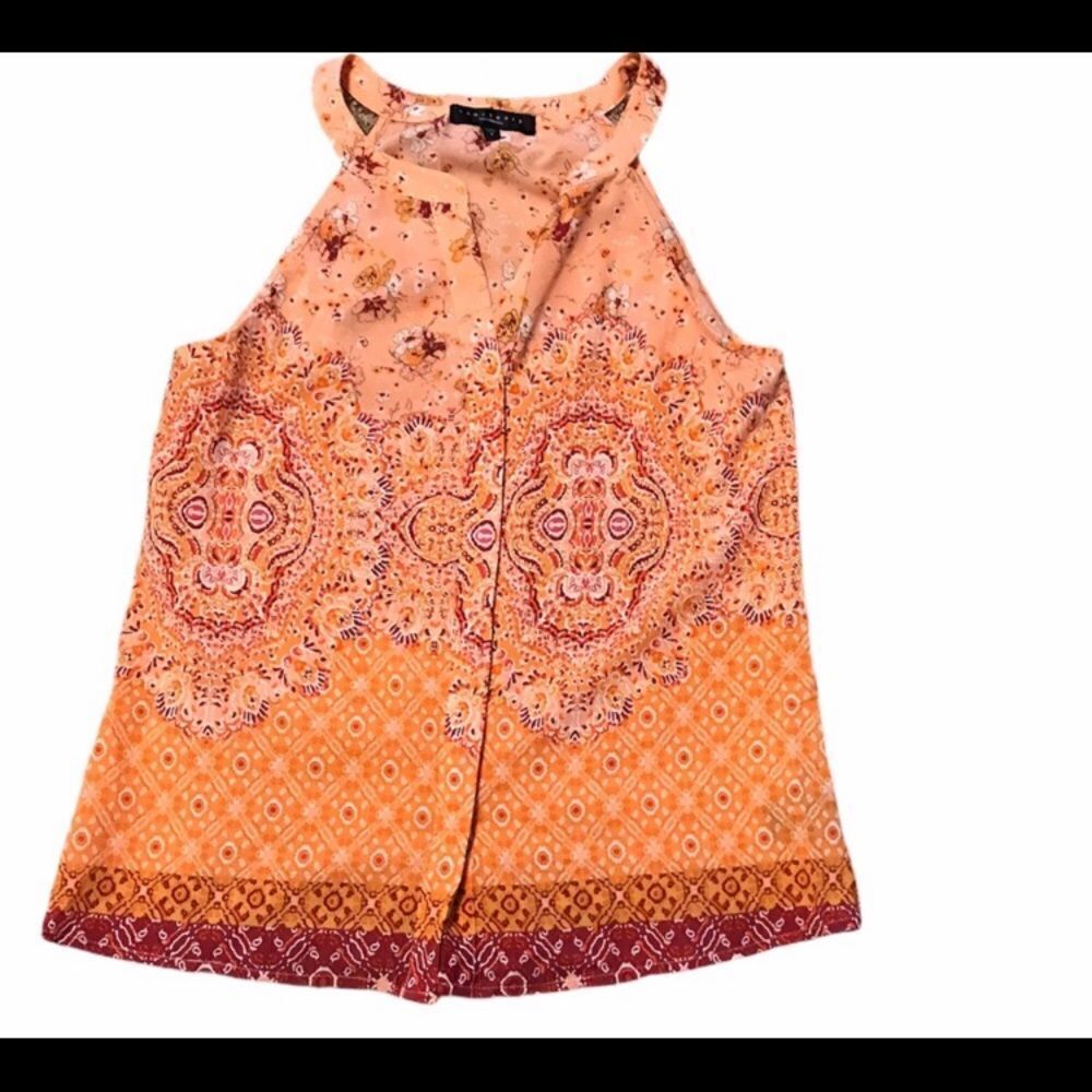 Sanctuary SMALL Top Orange, Red & White